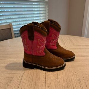 Little Girls Cowboy Boots Pink Size 10
